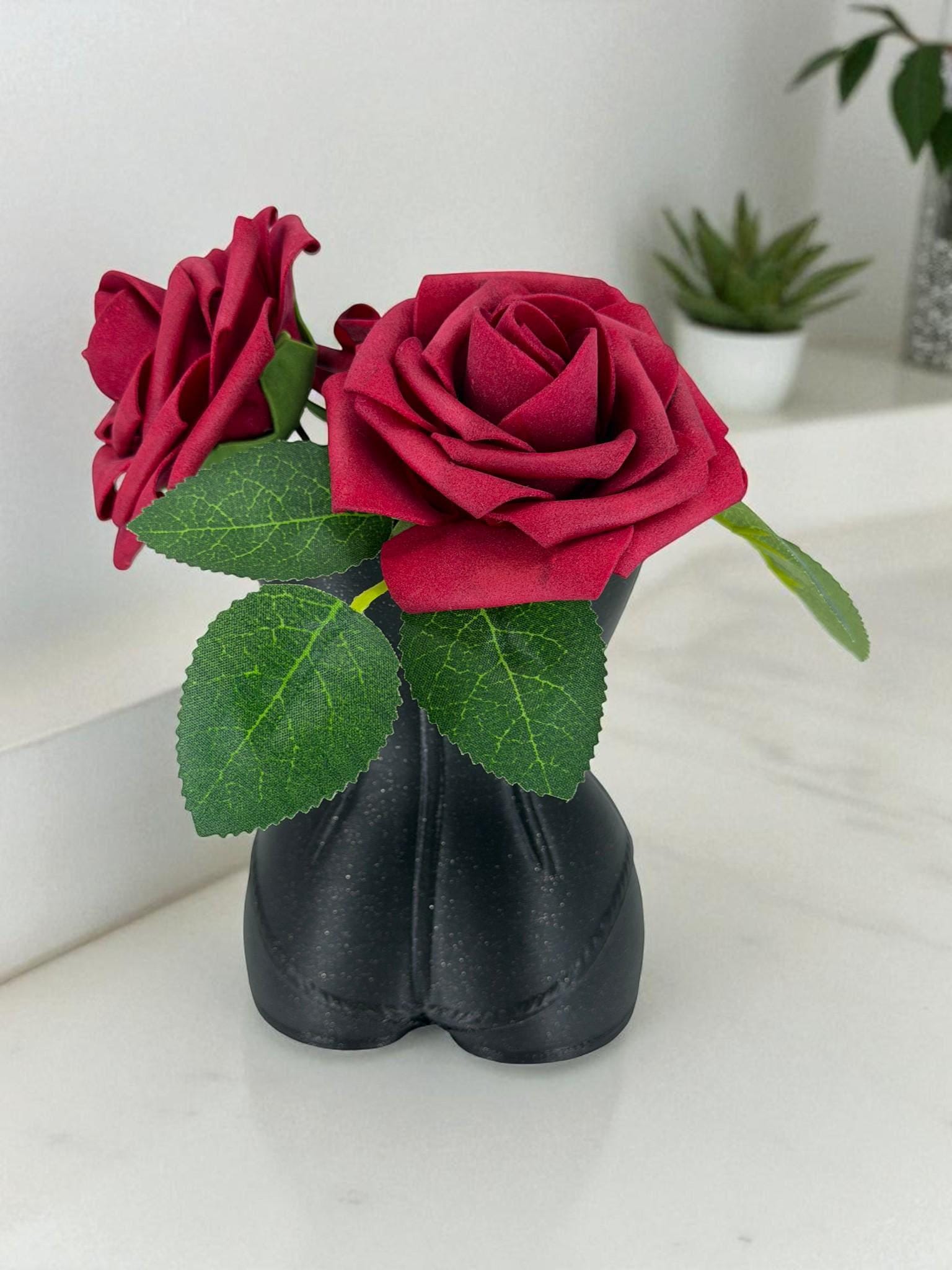 Corset Vase – Lace-Up Bust Flower Holder