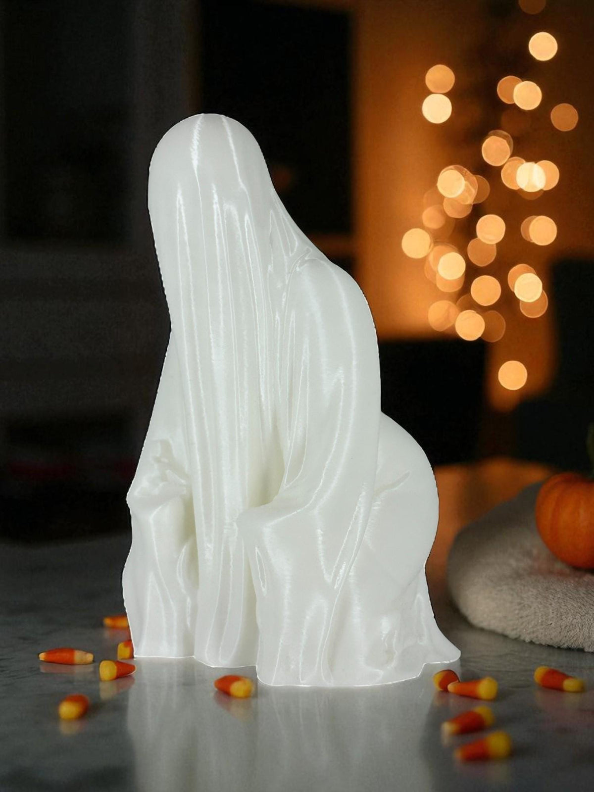 Booty Ghost LED Statue – Funny Halloween Table Decor