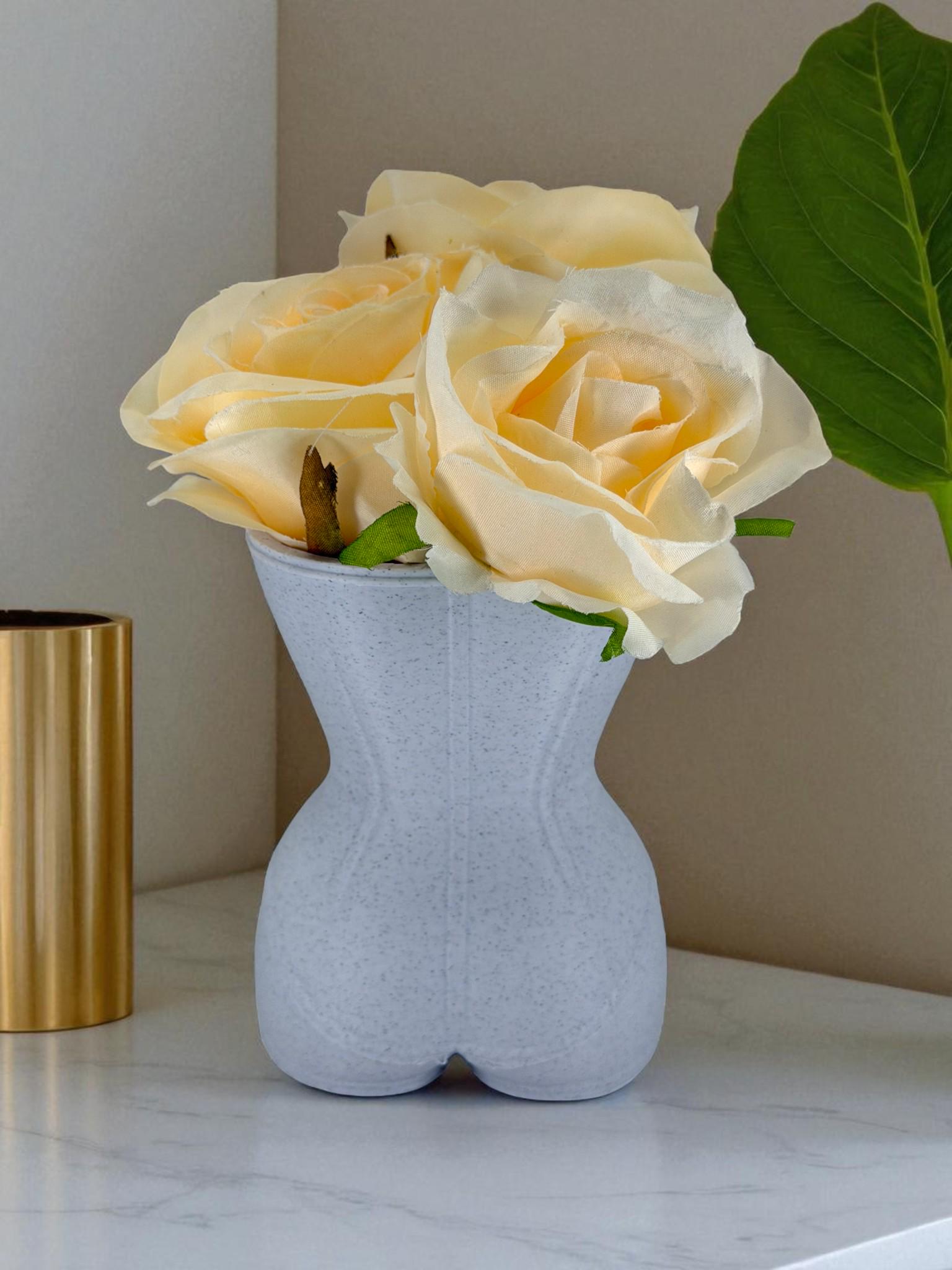 Corset Vase – Bust Sculpture Flower Holder, Unique Feminine Home Décor