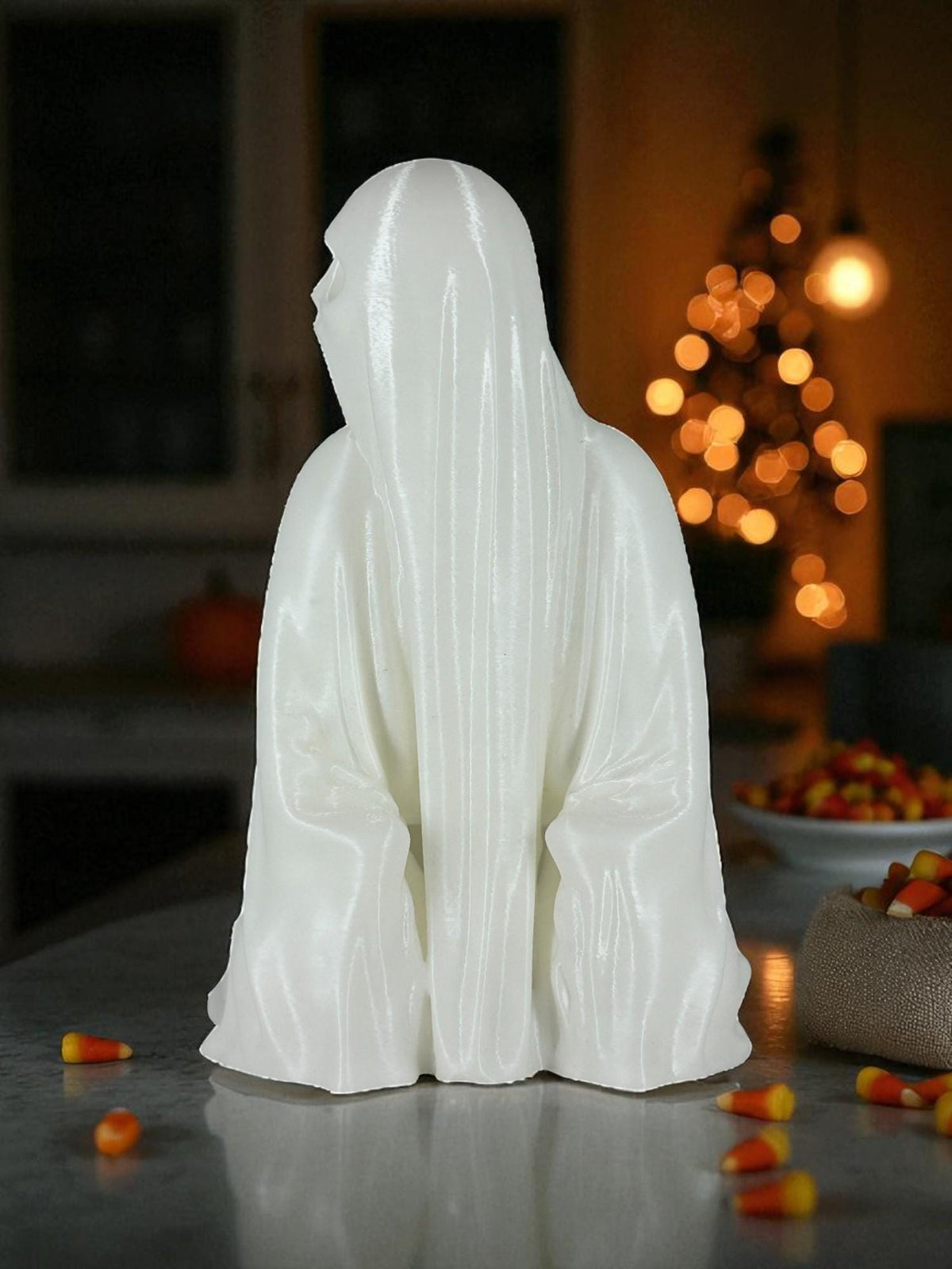 Booty Ghost LED Statue – Funny Halloween Table Decor